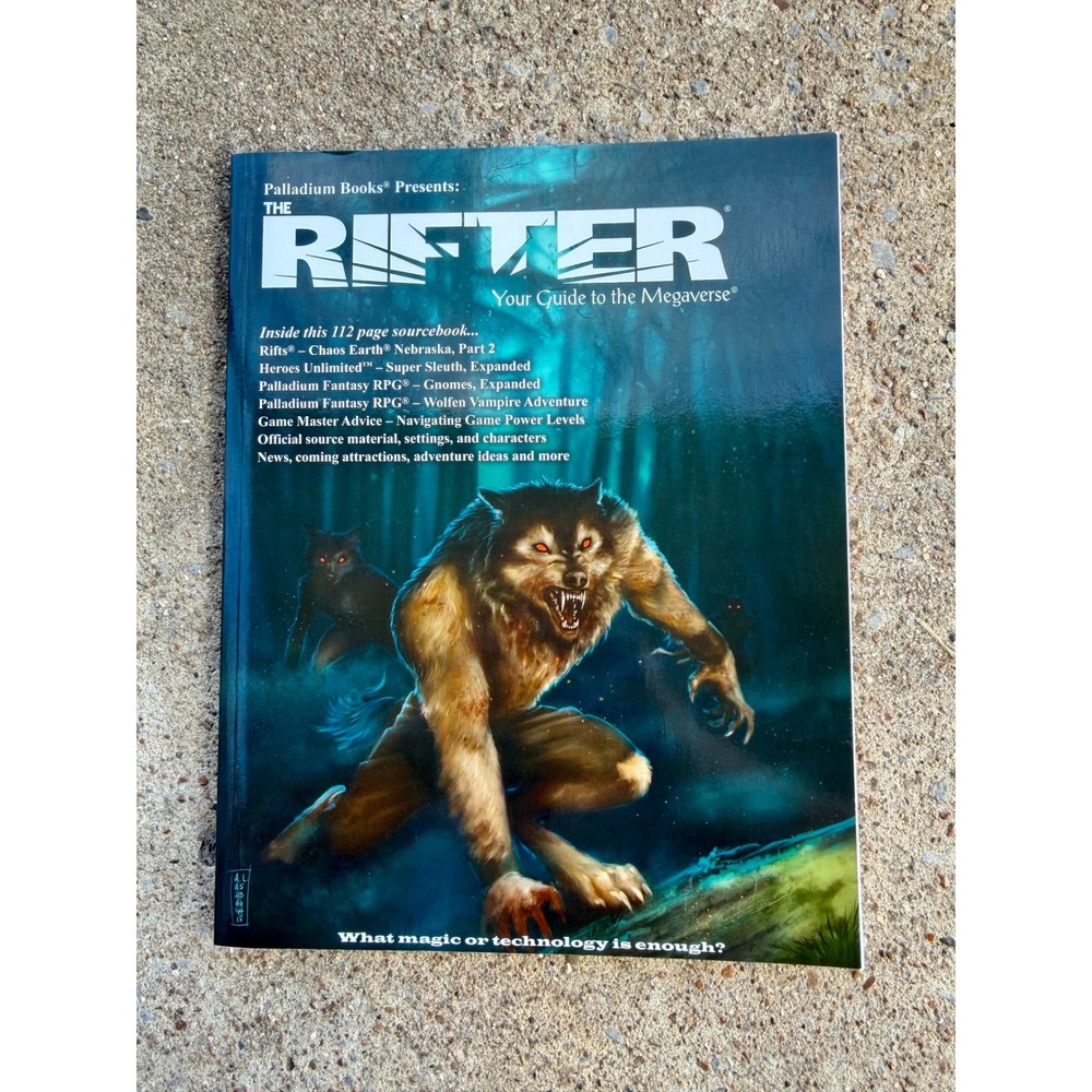 Palladium Books The Rifter #81 RPG Sourcebook Rifts Fantasy First Printing 2018